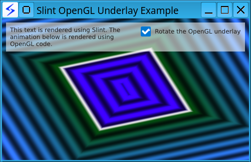 OpenGL Underlay Screenshot